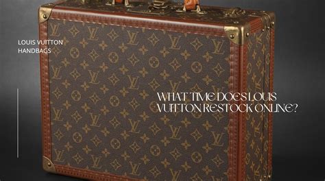 when does louis vuitton restock online|louis vuitton catalog checker.